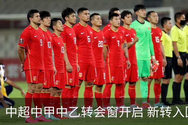 中超中甲中乙转会窗开启 新转入国内球员没有名额限制